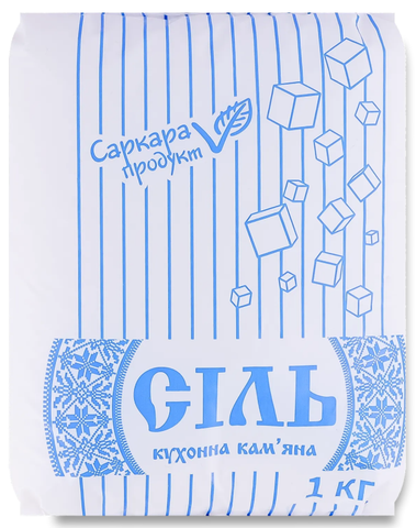 Сіль Саркара продуктова кухонна кам'яна, 1кг